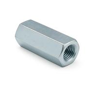 YaaYii 1/2-13 Hex Coupling Nut, Pack of 30, Zinc-Plated Carbon Steel Extension Rod Coupler Connector