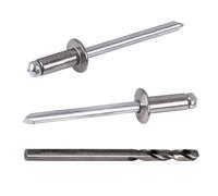 YaaYii 1/8 x 3/8 304 Stainless Blind Rivets 100 Pack