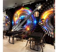 YABAOST 3D Wall Murals for Bedrooms Adults Colorful Galaxy Guitar Photo Wallpaper 400X280Cm Creative DIY Wall Art Mural Decoration Decal for Living Room Dining Room Bedroom Decor