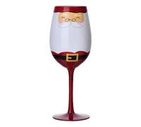 Yabauuop 1/5 pc Christmas Wine Glasses | 450ml Set for Wine, Champagne, Juice