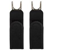 Yabauuop 2 Pieces Metal Hook Elastic Belt- No Buckle Belts For Men Women, Invisible Stretch Be-lt Adjustable Waist Be-lt For Work, Casual, Business, Home, Commuting, Outdoor Hiking