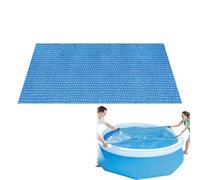 Yabauuop 6FT/8FT Pool Solar Cover Round - 220x150cm/260x170cm Rectangular Pool Heater Water Heating Blanket, Portable, Foldable Solar Pool Blanket, Pool Accessories