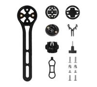 Yabauuop Bicycle Computer Holder,Handlebar Fixer for GPS - Bike Odometer Bracket - for Action Camera Light Video Recording Outdoor Adventure Exploration Urban Mountain