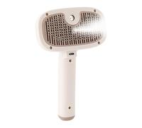Yabauuop Cat Grooming Comb Steamer,Cat Steam Brush For Massage | Ergonomic Handle Puppy Knot Hair Brush Avoid Cats Flying Apart Keep Pet Hair Smooth