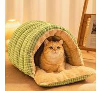 Yabauuop coz-y mon-ster Cat Bed - Cat Cave Bed For Indoor Pets With Removable & Washable Cushioned Windproof Soft Calming Pet Beds For Cats And Small Dogs