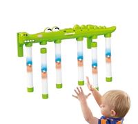 Yabauuop Dropping Sticks Game | Crocodile Design Sensory Sports - 3-Speed Crocodile Design Stick Catching Game - for 3 Years and Older Kids, Girls, Boys, Teens, Family, Party, Outdoor, Indoor, Play