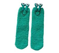 Yabauuop Funny Snail Socks, Cozy Slipper Socks, Cartoon Breathable Comfortable flu ffy Snail Socks