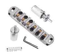 Yabauuop Guitar Tune Bridge - Adjustable Roller Saddle Bridge For Stringed Instruments,Electric Guitar Supplies For Beginners, Women, Men, Musicians, Music Lovers