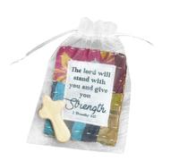 Yabauuop Handmade Sew Prayer Quilt - Prayer Quilt With cro-ss Inside | Pocket Prayer Quilt | Handmade Sew Individually Colorful Quilts | Pocket Prayer Quilt