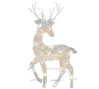Yabauuop Lighted Christmas Decoration Deer Led Christmas Deer | Christmas Reindeer Lights Outdoor Christmas Decor Reindeer Family Set For Indoor Outdoor Yard