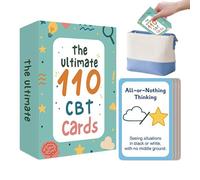 Yabauuop Mental Health Cards for Kids, Coping Skills Cards, Comprehensive Mental Health Tool for Adults Students Kids Parents Therapists Educators Counselors Personal Reflection