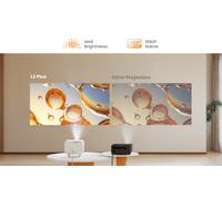 Yaber L2 Plus Portable Outdoor Projector with WiFi 6 & Bluetooth, Seamless Autofocus, Built in Android System with Adjustable Angle for iPhone/TV Stick/HDMI/USB/Laptop/PS5