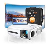 YABER Pro V7 5G WiFi Bluetooth Projector, Auto 6D Keystone Correction &4P/4D, Zoom, HD 1080P Native Projectors Home&Outdoor Projector Support 4K for Android/iOS, etc. [Extra Bag Include]