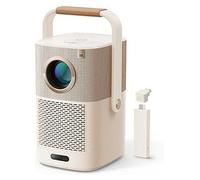 YABER T2 Plus Smart Full HD Portable Projector, Cream