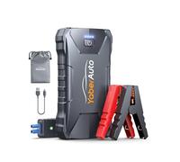 YaberAuto Car Battery Booster Jump Starter Power Pack 4000A for 12V Vehicles (9.0L Gas or 8.5L Diesel Engine) and Motorcycles, Car Jump Starter Power Bank with Smart Jump Leads, Emergency LED Light