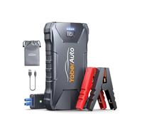 YaberAuto Jump Starter Power Pack,2500A 13800mAh Car Battery Booster Jump Starter,Car Jump Starter for 5.5L Diesel or 7L Petrol Engines, Portable Jump Pack with Jump Leads,LED Flashlight,USB C Input