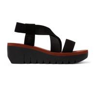 YABI922FLY - Women's Wedge Heel Leather Sandals