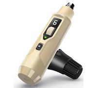 YABIFE 7-Speed Dog Nail Trimmers, Professional Dog Nail Grinder with Light - Heavy Duty Pet Nail Grinder for Dogs/Cats/Birds/Small Animals - Whisper Quiet, Single Hand Operation