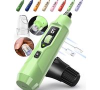 YABIFE 7-Speed Dog Nail Trimmers, Professional Dog Nail Grinder with Light - Heavy Duty Pet Nail Grinder for Dogs/Cats/Birds/Small Animals - Whisper Quiet, Single Hand Operation