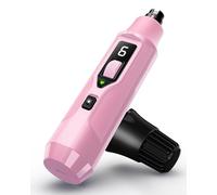 YABIFE 7-Speed Pet Nail Grinder with Light - Heavy Duty, Whisper Quiet Nail Trimmer for Dogs, Cats, Birds & Small Animals - Single-Handed Operation