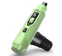 YABIFE 7-Speed Pet Nail Grinder with Light - Heavy Duty, Whisper Quiet Nail Trimmer for Dogs, Cats, Birds & Small Animals - Single-Handed Operation