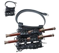Yabound Katana Sword Holder with Belt, Robust Belt for 3 Katana Comfortable, Samurai Costume Accessories, Sword Sheath for Cosplay and Samurai Enthusiasts Accessories