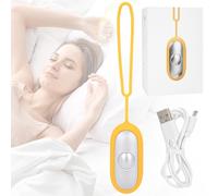 Yabound Sleep Aid Device, Handheld Sleep Aid, USB Charging Anxiety Device, Microcurrent Sleeping Aids for Anxiety, Sleep Aid Machine for Adults Relieve Anxiety and Stress (Yellow)