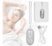 Yabound Sleep Aid Device, Handheld Sleep Aid, USB Charging Anxiety Device, Microcurrent Sleeping Aids for Anxiety, Sleep Aid Machine for Adults Relieve Anxiety and Stress (Silver)