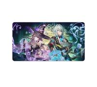 Yabzfal The Herta Anaxagoras Gaming Mouse Mat Anime Edition - Non-Slip Rubber Base, Stitched Edges, Extra Large Keyboard Mat for Game Fans & PC Setup