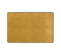 YACANNA Door Mat Indoor Outdoor Door Mat Entrance Washable Doormat Dark Mustard Yellow Solid Doormat Mat Rug Decor Bathroom Kitchen Living Room 40x60cm