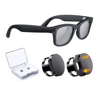 YaCeSyn 2 Pack LED Light Cover for Ray-Ban Meta Way-farer/Skyler/Headliner (Gen 2) Glasses Camera Cover, Reusable LED Light Blocker for Oakley Meta HSTN Smart Glasses Accessories