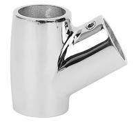 Yacht Accessories Pipe Fitting 60 Degrees Three Links Marine Ship Handrail Silver 316 Stainless Steel Mirror Polished Anti Corrosion Waterproof for Boats Yachts Kayaks 22mm 25mm (22MM)