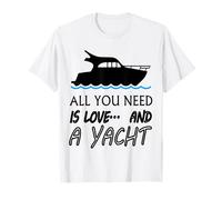 Yacht Buy T-Shirt with Yacht on the Go Ship Gift Idea T-Shirt
