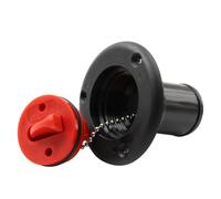 Yacht Deck Fill Cap Boat Filler Plug Marine Water Cap Replacement Closure with Reliable Seal for Daily Use Suitable for Boat Owners rv Users Sailing Schools Charter fleets, Black, Style to 3