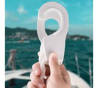 Yacht For Fender Hanger with Quick Adjust Hook, Suitable for Multiple Boat Types and Water Activities, Constructed from Weather Resistant ABS Plastic (25mm)