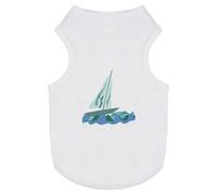 'Yacht On The Ocean' Pet Dog/Cat T-Shirt (PT00128382)