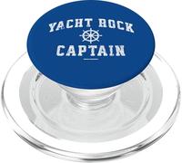 Yacht Rock Captain, Funny 70s Music Boating Sailing Retro PopSockets PopGrip for MagSafe