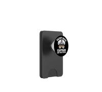 Yacht Rock Captain Party Music Pontoon Boat Funny Boating PopSockets PopWallet for MagSafe