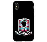 Yacht Rock Captain Retro Style, 70s 80s Soft Rock Retro Case for iPhone X/XS