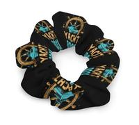 Yacht Rock Hair Scrunchies for Women Elastic Hair Bands Soft Hair Ties for Styling Gift Christmas Valentine's Day