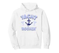 Yacht Rock Party, Anchor and Martini Graphic Pullover Hoodie