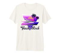 Yacht Rock Party Retro Style, 70s 80s Soft Rock Retro, Fun Premium T-Shirt