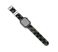 Yacht Rock Silicone Watch Strap 38mm 40mm 42mm 44mm Quick Release Compatible with IWatch Series 10 9 Ultra 8 7 6 5 4 3 2 1 SE
