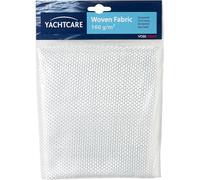 Yachtcare Fiberglass Fabric - Surface Weight 160g/m² - White - Content 1m² - High-Quality Reinforcing Material for Repairs with Polyester Resin and Ep