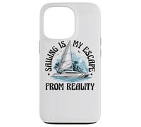 Yachting sailinger Sailing-Yacht-Sailor Quote Boat-Catamaran Case for iPhone 13 Pro