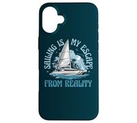 Yachting sailinger Sailing-Yacht-Sailor Quote Boat-Catamaran Case for iPhone 16 Plus