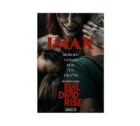YACJZDD Evil Dead Rise Canvas Poster Wall Art Decor Print Picture Paintings for Living Room Bedroom Decoration 12x18inch(30x45cm)