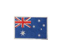Yaco Australia National Country Flag Patch, 1 Piece, Cartoon, Kid, Flag, Iron-On, Polyester, Iconic, 2x3 inches