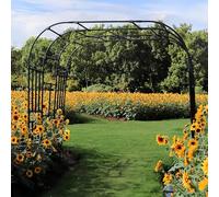 yacoxe Garden Arch, Outdoor Support Arch, outdoor support arch,Climbing Plant Arch, Suitable for Climbing Plants, Roses, Vegetables, Outdoor Decoration and Arch Decoration(1.8 * 2.4m)