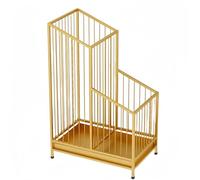 yacoxe Umbrella stand, 25 * 62cm, 40 * 62cm square umbrella stand with removable drip tray, vertical cane drying umbrella stand, freestanding umbrella stand for office restaurant home(Gold,40 * 62cm)